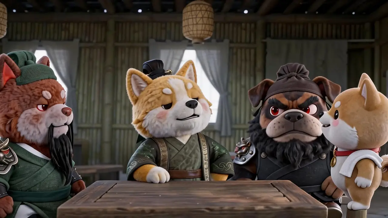 《三国：乱世英犬》之三顾瓜棚 （第二集）｜图片节点 2