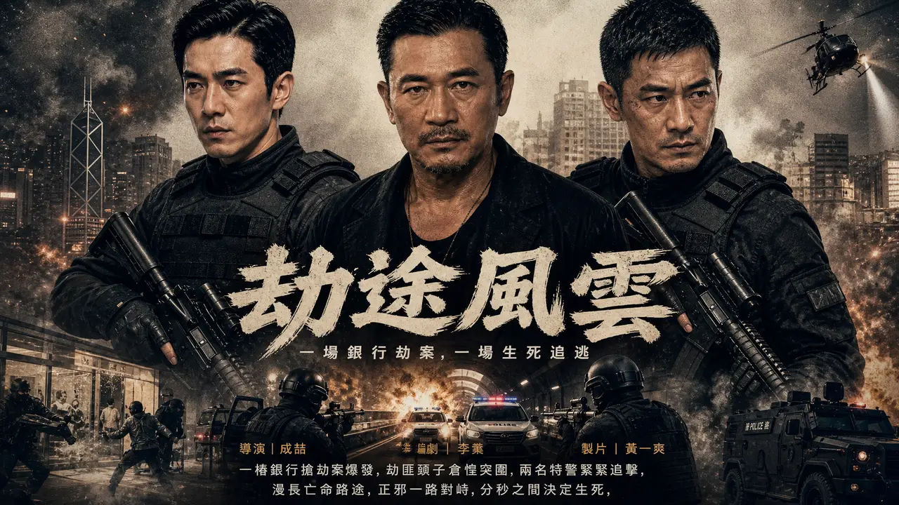 《劫途風雲》2分钟先导片|seedance2.5港风警匪测试样片｜图片节点 1 - 副本