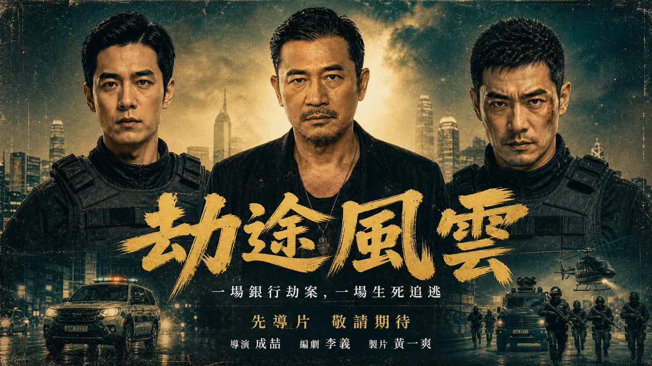 《劫途風雲》2分钟先导片|seedance2.5港风警匪测试样片｜图片节点 1 - 副本