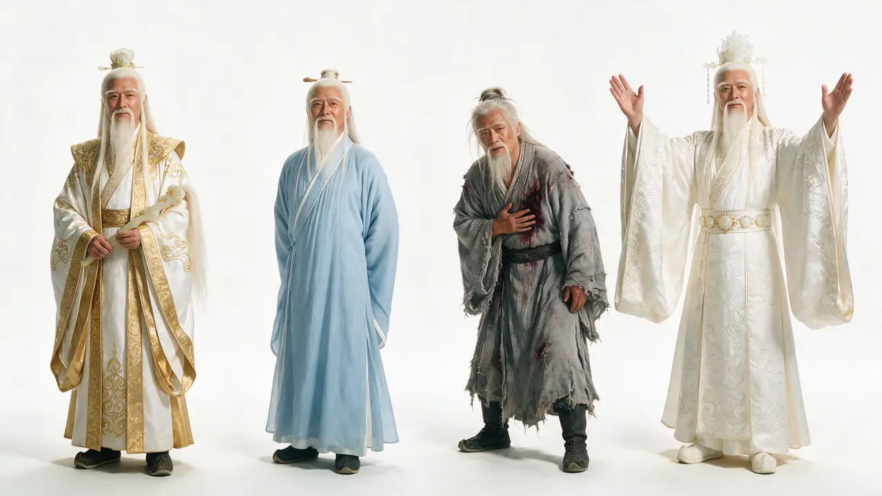 《天道问劫》丨天道有名,名曰裴玄|宗主长老·四选一造型图