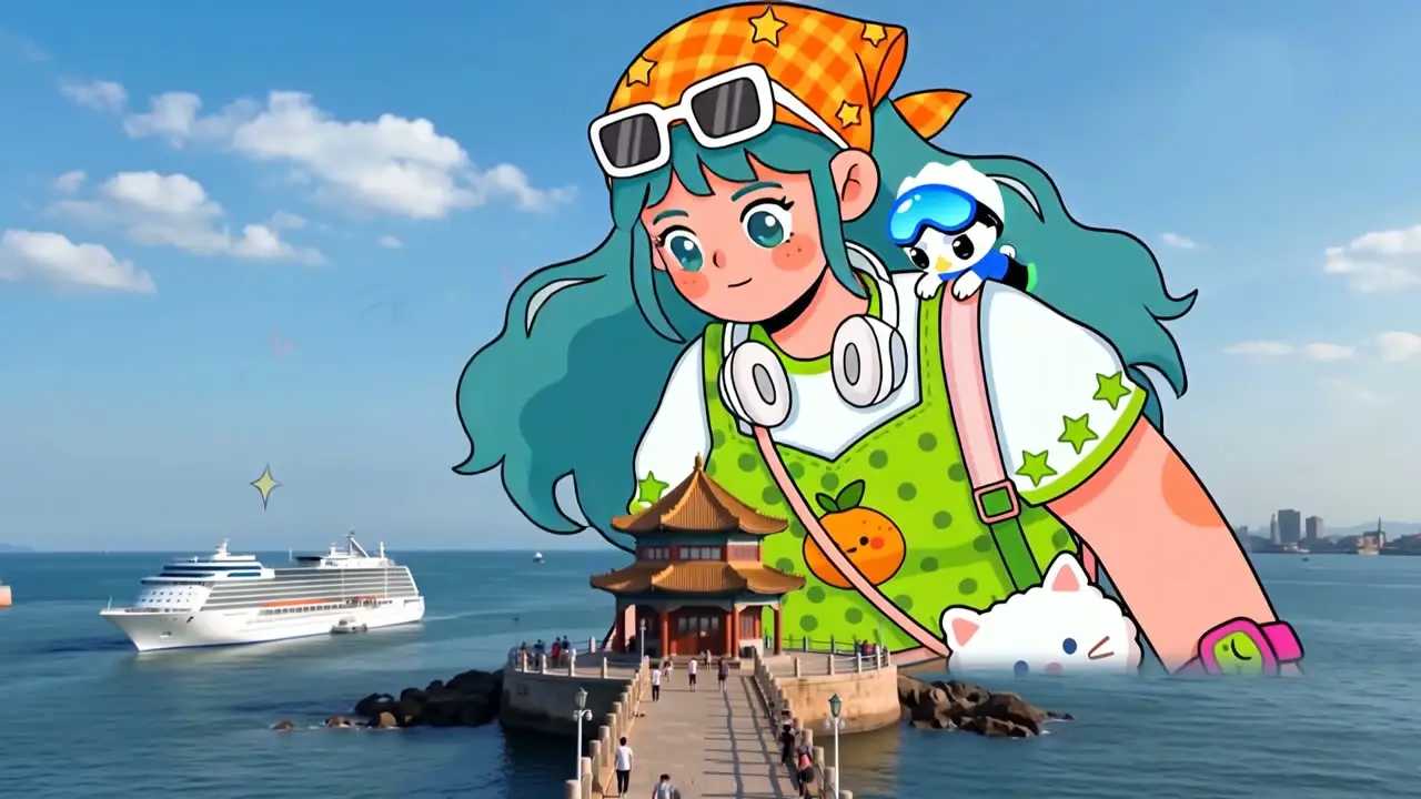 青岛破次元漫游｜2D创意动画｜视频节点 2 - 副本