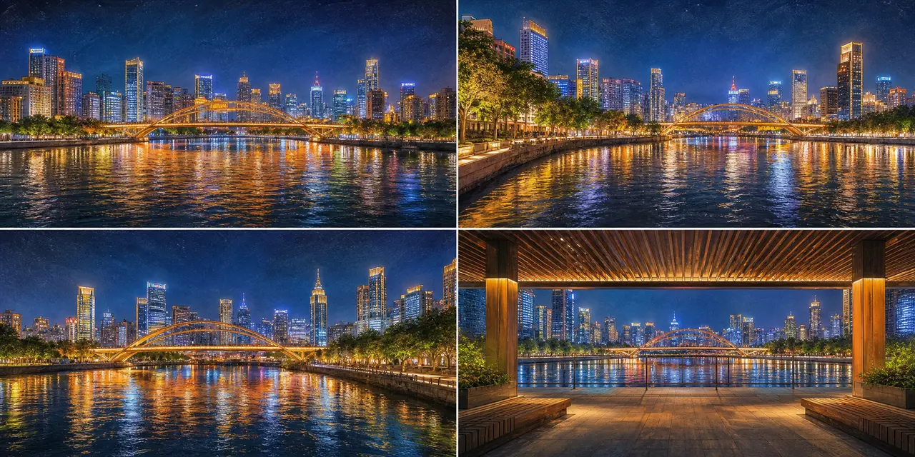 这一站 杭州|夜间水岸