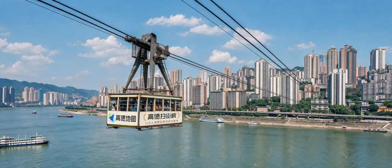 《山城状元令》 高德扫街榜TVC 重庆文旅宣传片|索道-高德+扫街榜