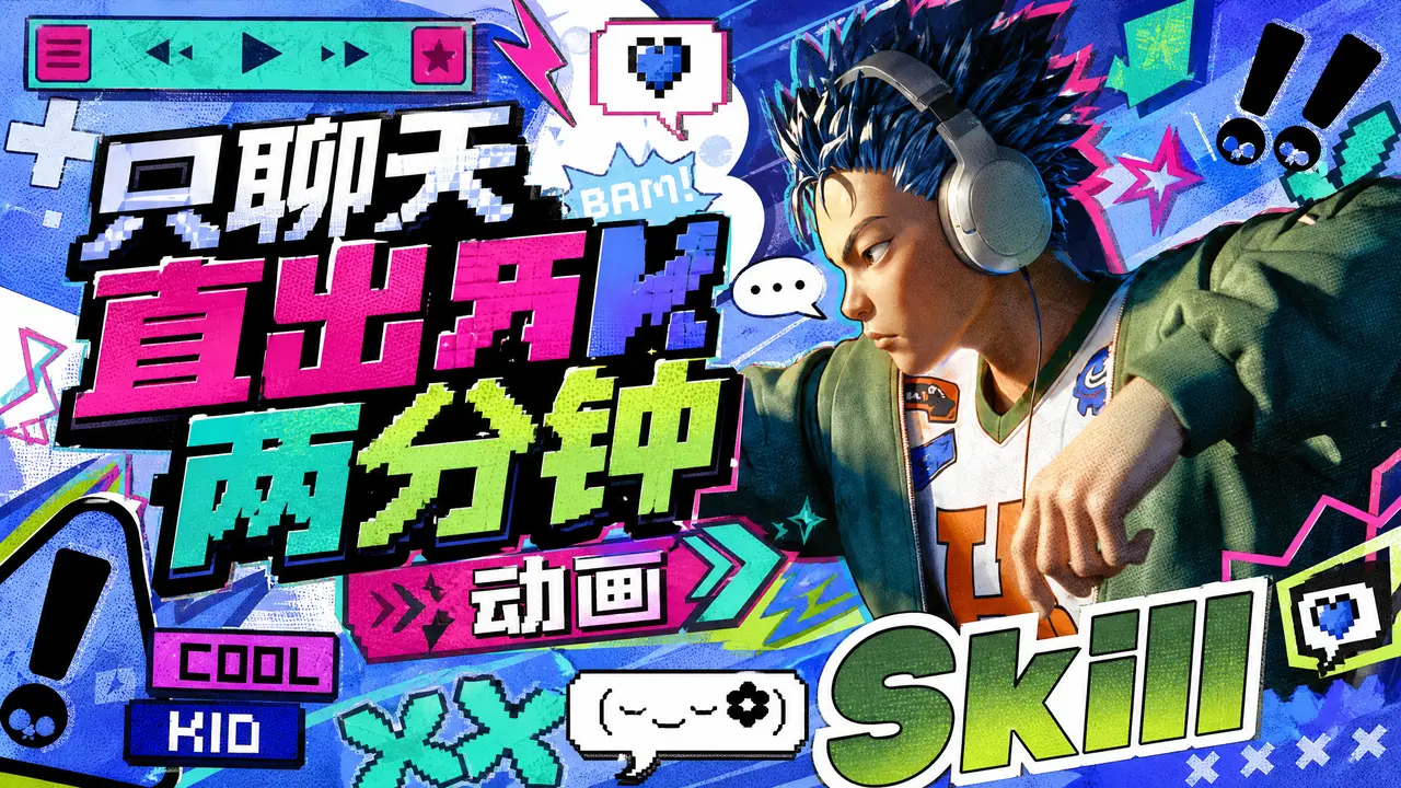 （附教程）自制Skill直出国漫高燃动画