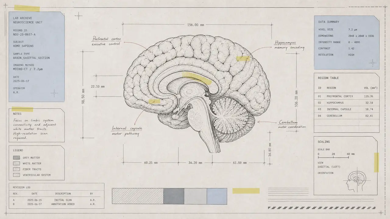 VOX Style-科学实验室分支风格展示|B-BRAIN 大脑线稿锚点