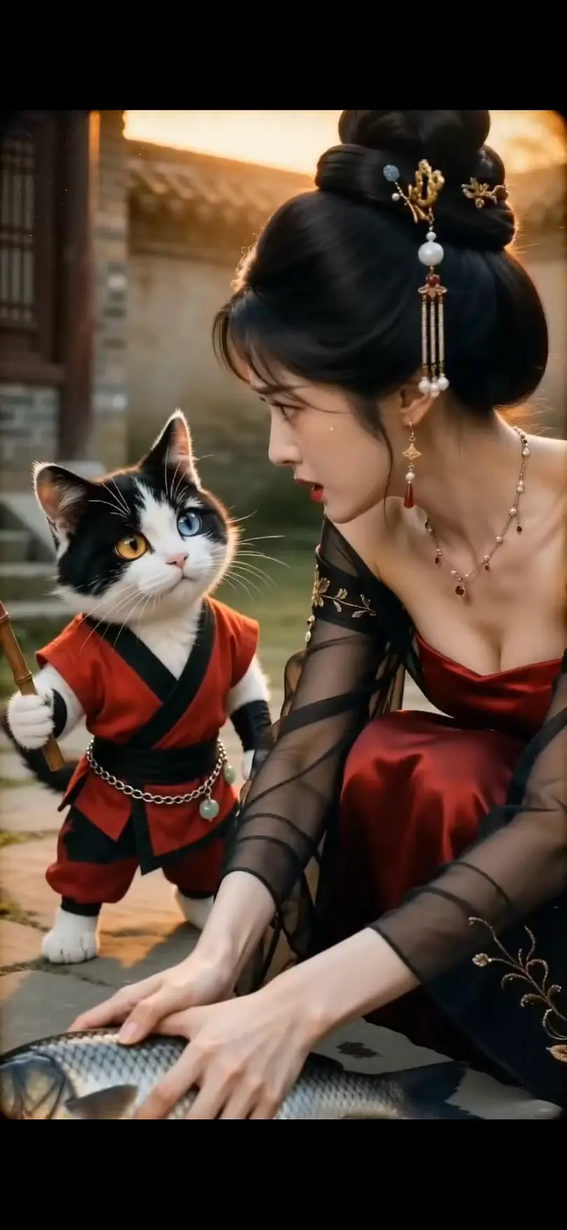 敲少女的猫