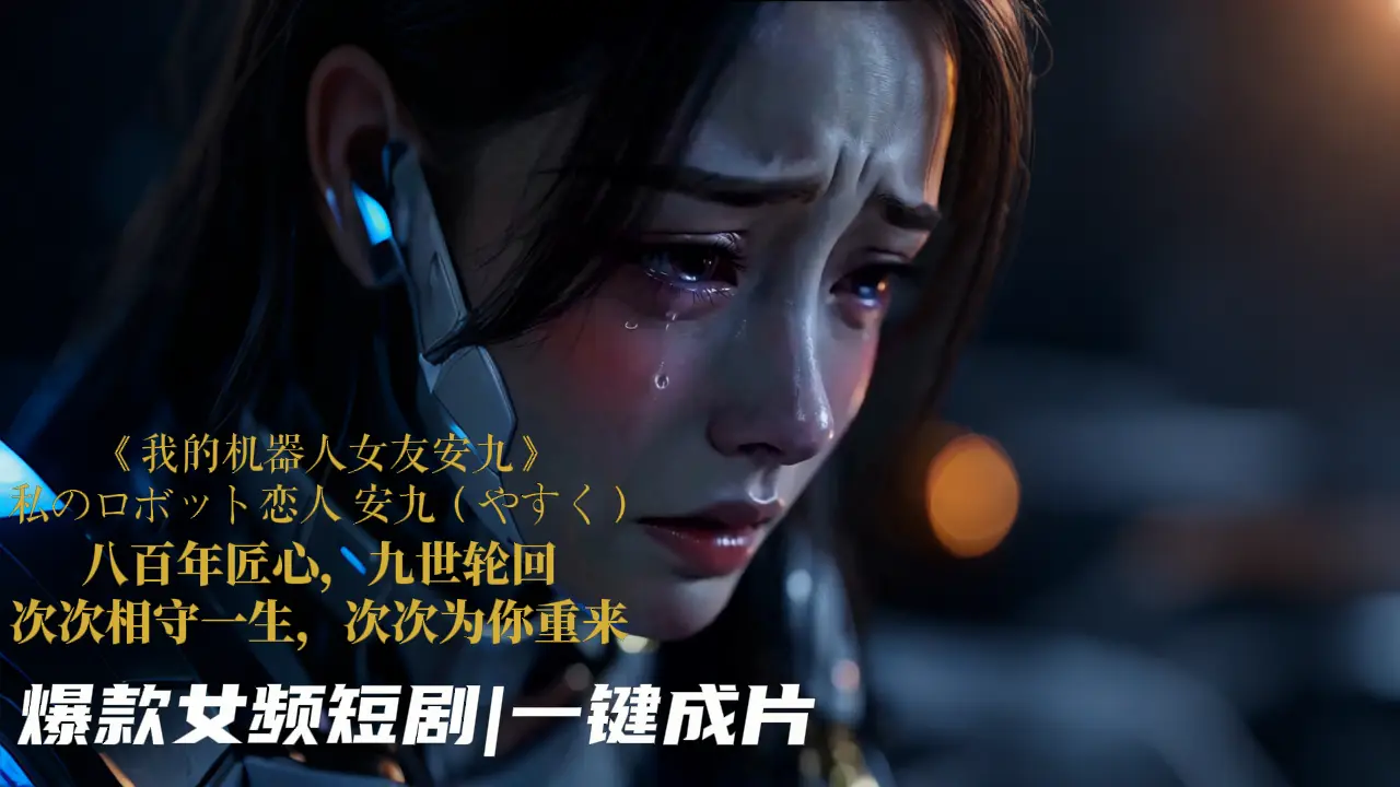 爆款女频短剧|一键成片-《我的机器人女友安九》