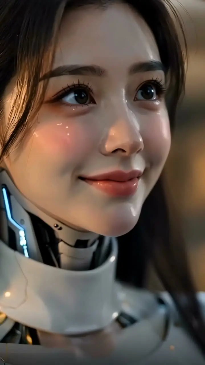 爆款女频短剧|一键成片-《我的机器人女友安九》｜【#14-B-1之后】安九甜笑延续版／3秒｜从截图第2秒笑容开始延续 首帧：截图i-gsrde26vdfkz - 副本