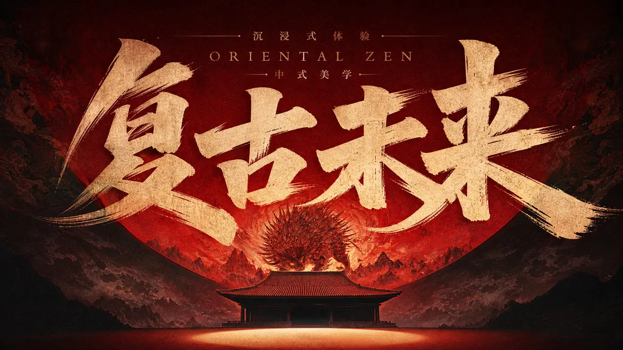 中式美学丨山海经异兽复古未来主义丨Agent制作