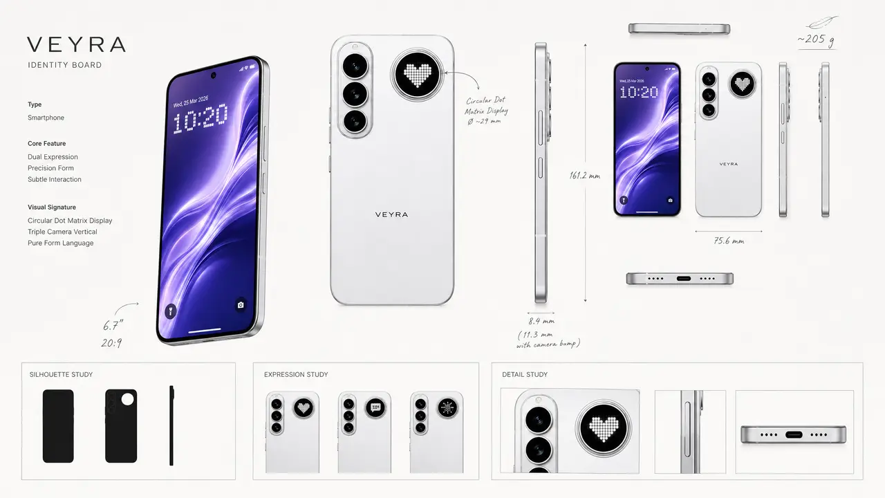 Sd2.5丨1.5小时做完VEYRA原创手机TVC|手机设定图 - 改