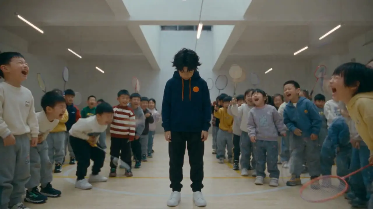 金色传说｜镜头14 | 3s | 全景·全班哄笑