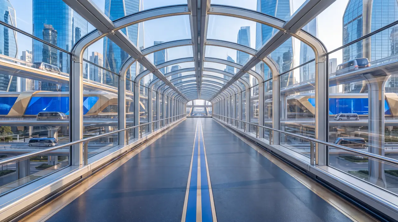 UNSKIPPABLE丨请先观看广告|H-CITY-GLASS-CORRIDOR-MASTER-01丨高空玻璃连廊正式母版