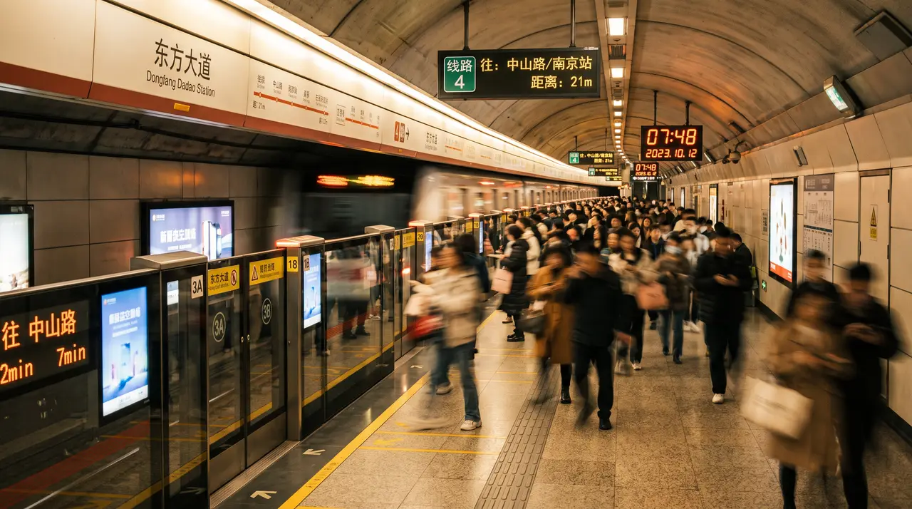 耳机TVC产品《一秒入境》|场景1-地铁站台 - 副本