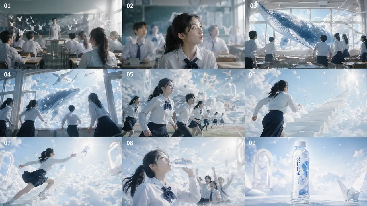 茶饮TVC《白日梦》|分镜概念图