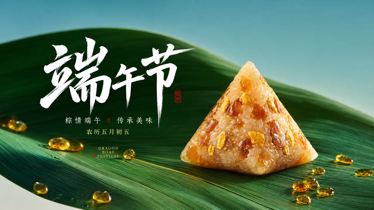 端午节粽子电商美食产品展示TVC