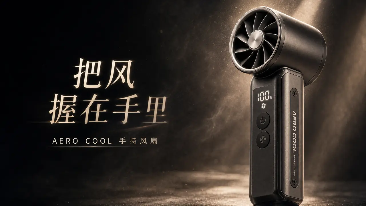 手持风扇高端数码产品TVC广告模板｜图片节点 11