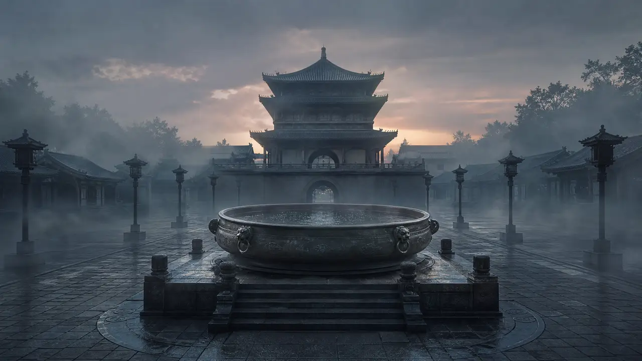 TVC广告-火锅底料|钟楼广场铜锅高台场景