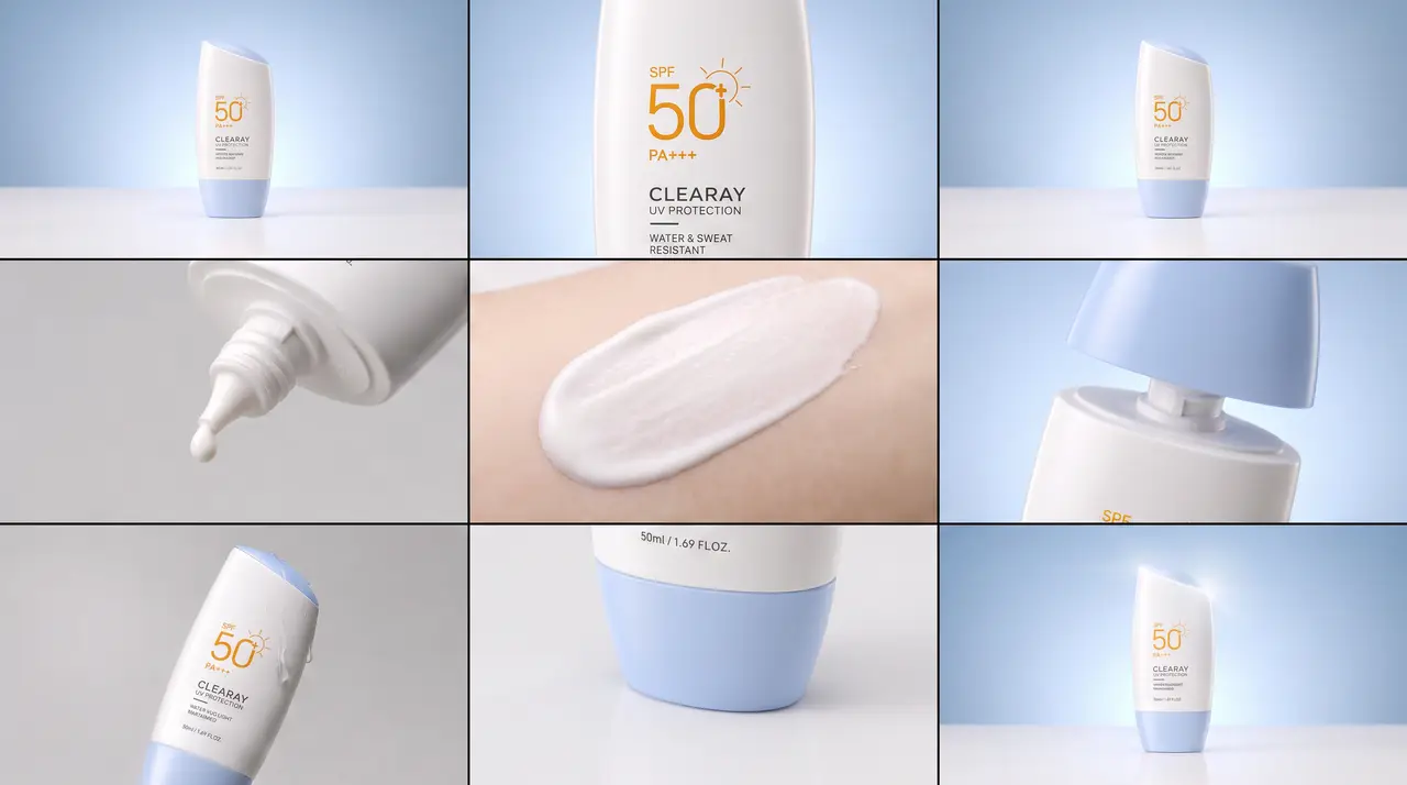 CLEARAY 防晒霜 TVC｜图片节点 20