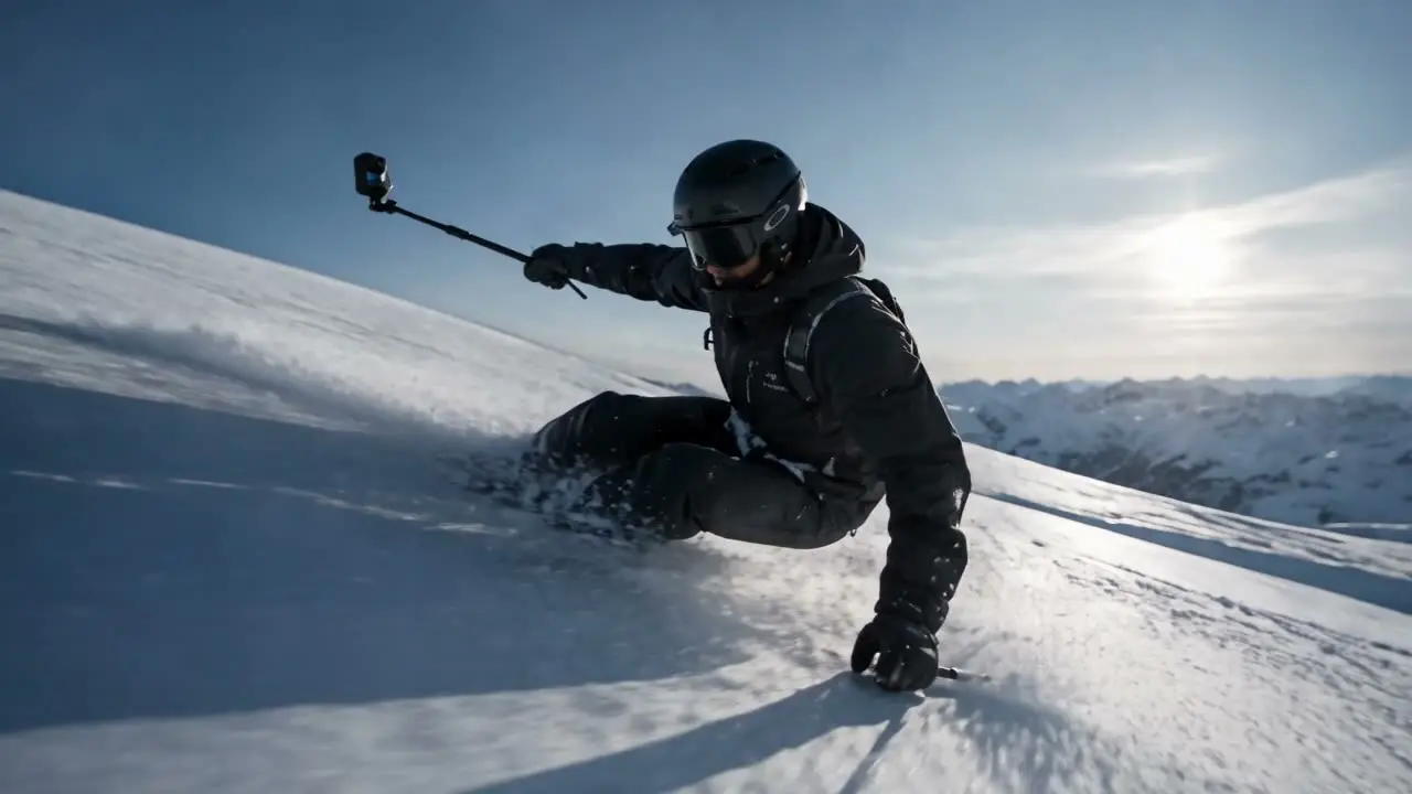 大疆360全景运动相机TVC广告｜3.雪山场景-15秒