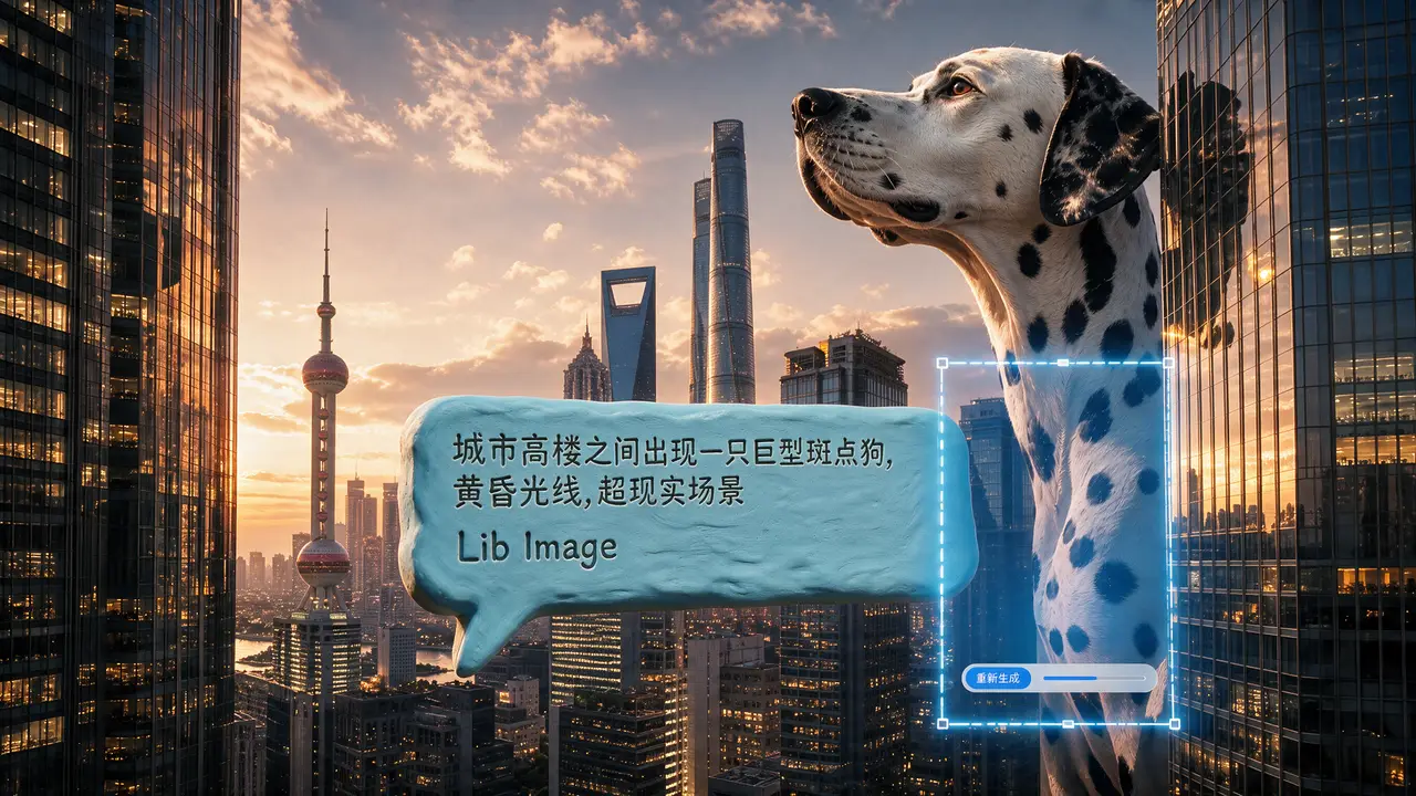 LIBTV Agent一站式 自制UI网站风格宣传视频|S03|斑点狗·黏土对话框·画布选区重新生成