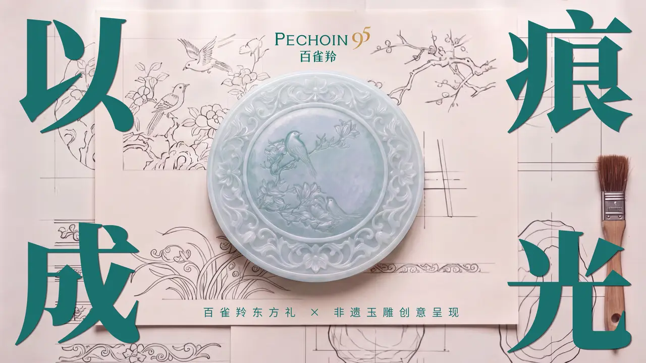 百雀羚 x 玉雕《以痕成光》