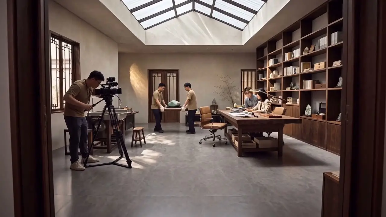 百雀羚 x 玉雕《以痕成光》｜视频节点 2 - 副本