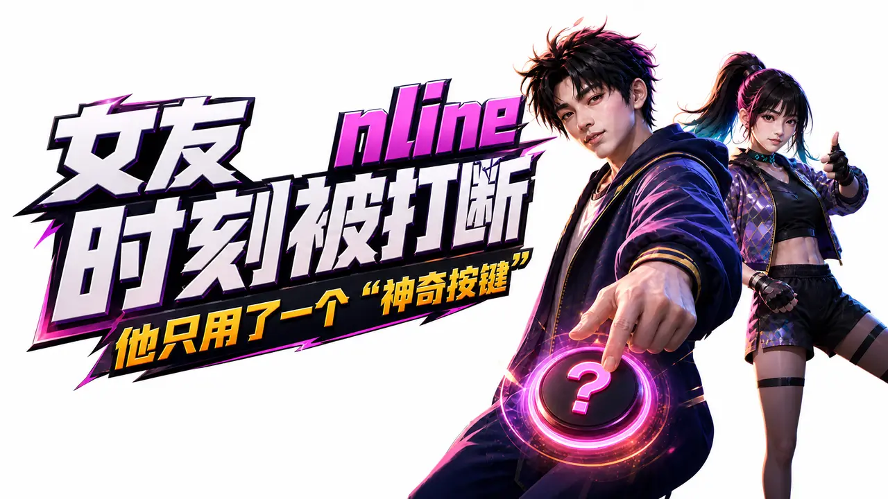 女友Online时刻被打断，他只用了一个‘神奇按键’！｜图片节点 7