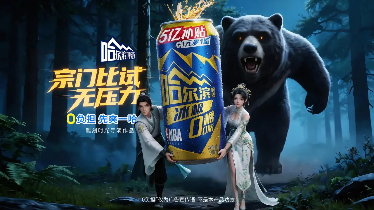 商业广告 哈啤-宗门比试无压力