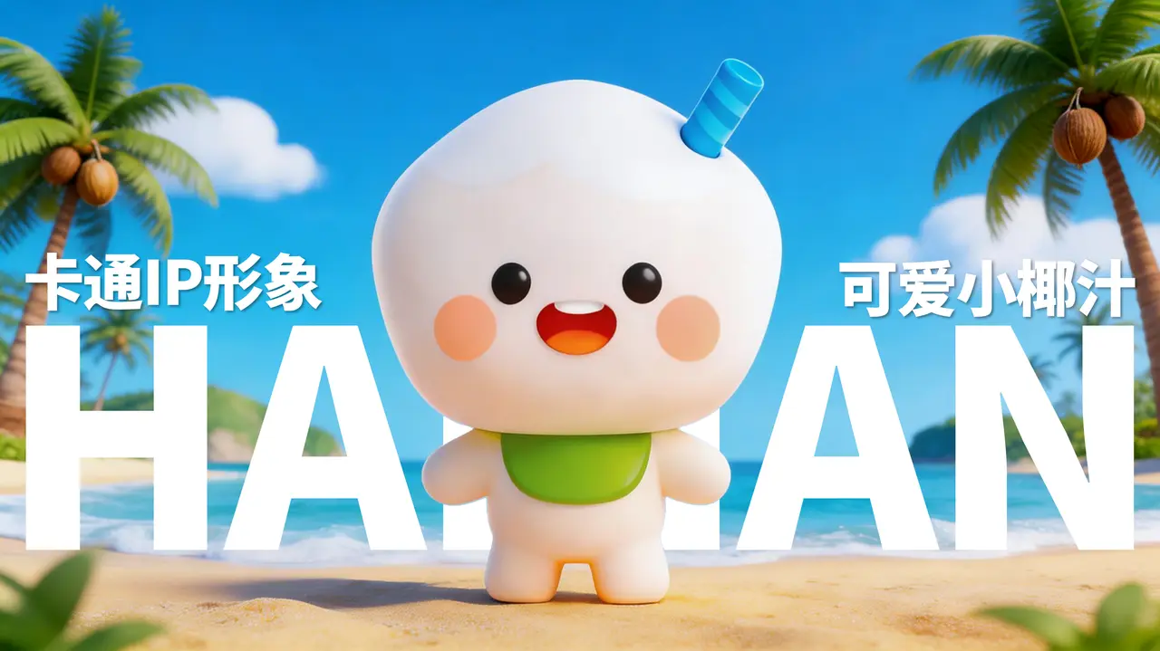 卡通IP形象宣传动画丨可爱小椰汁