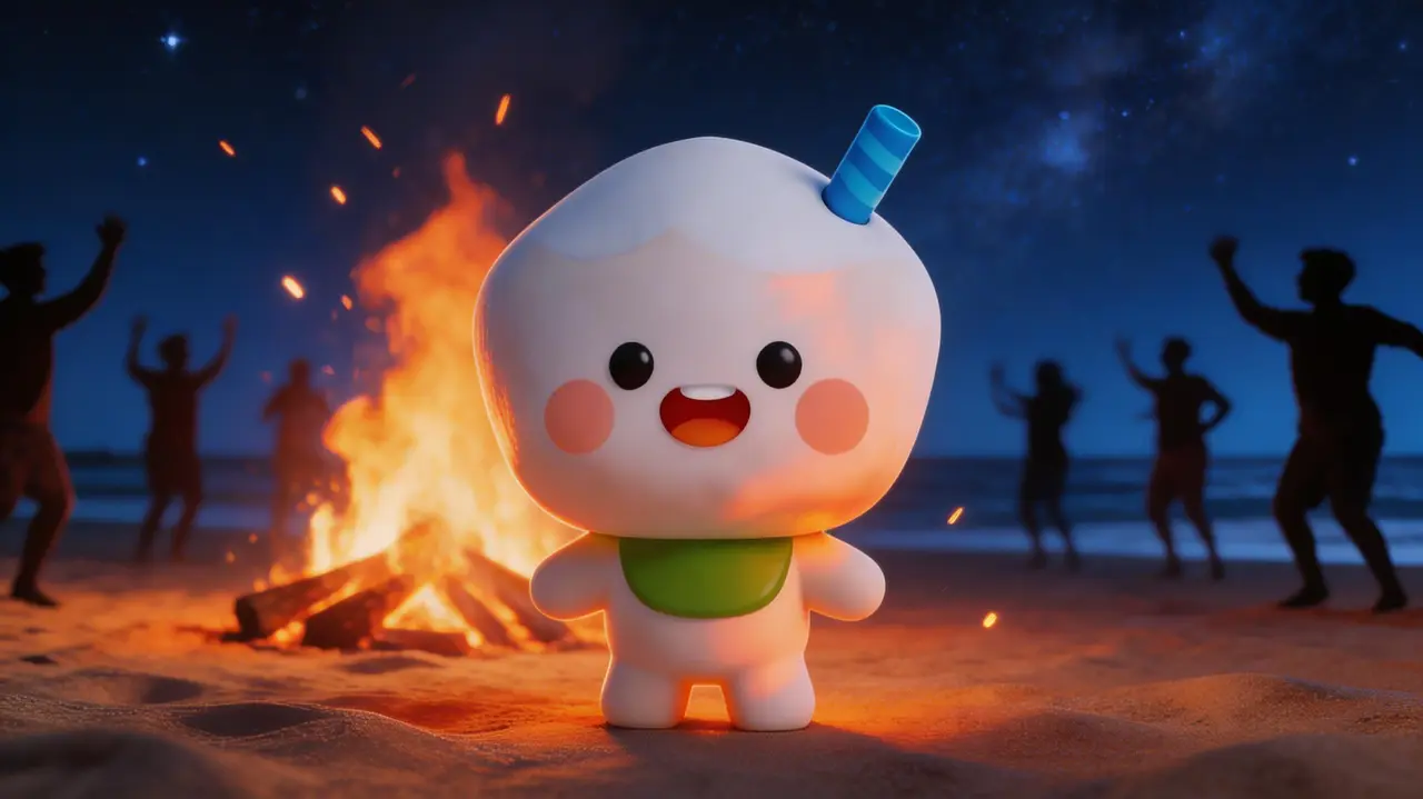 卡通IP形象宣传动画丨可爱小椰汁｜分镜 #10