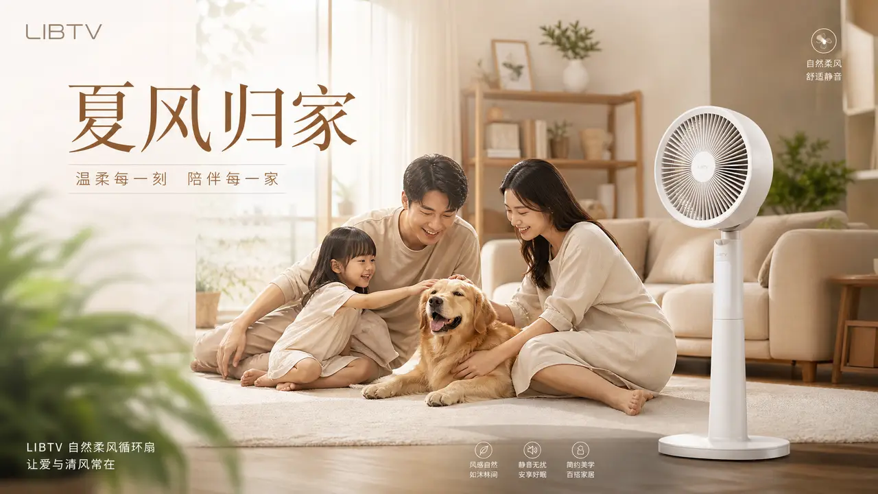 《夏风归家》电商产品室内家电广告视频TVC｜图片节点 17