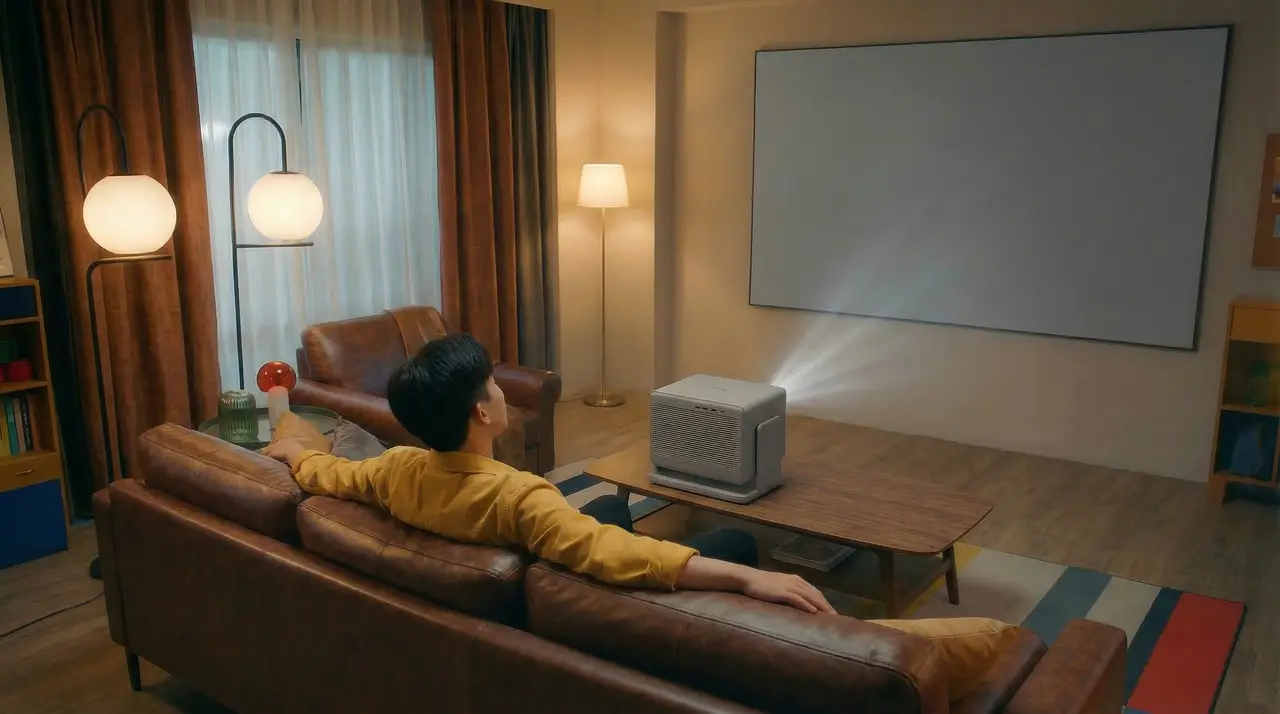 投影仪TVC · 大屏观影 · 沉浸 · 家｜图片节点 3