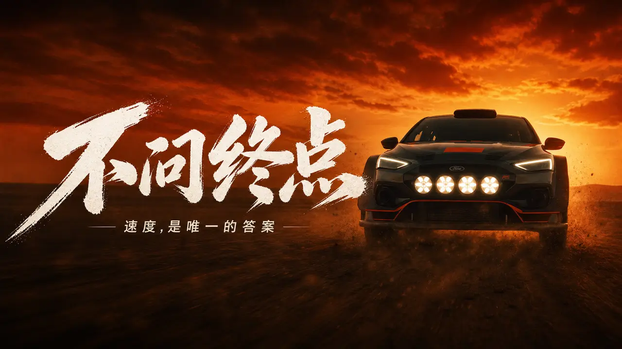 赛车TVC丨《不问终点》|广告海报-不问终点-16:9