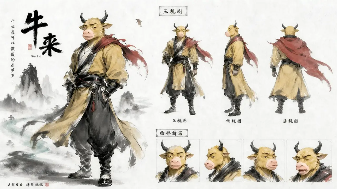 牛来二创《牛再来》|成年牛来