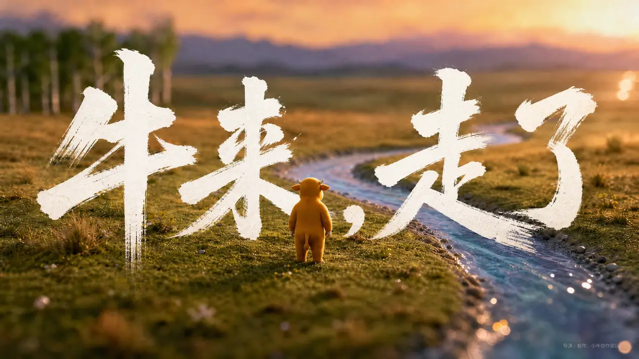 致敬孤独《牛来 走了》｜图片节点 22