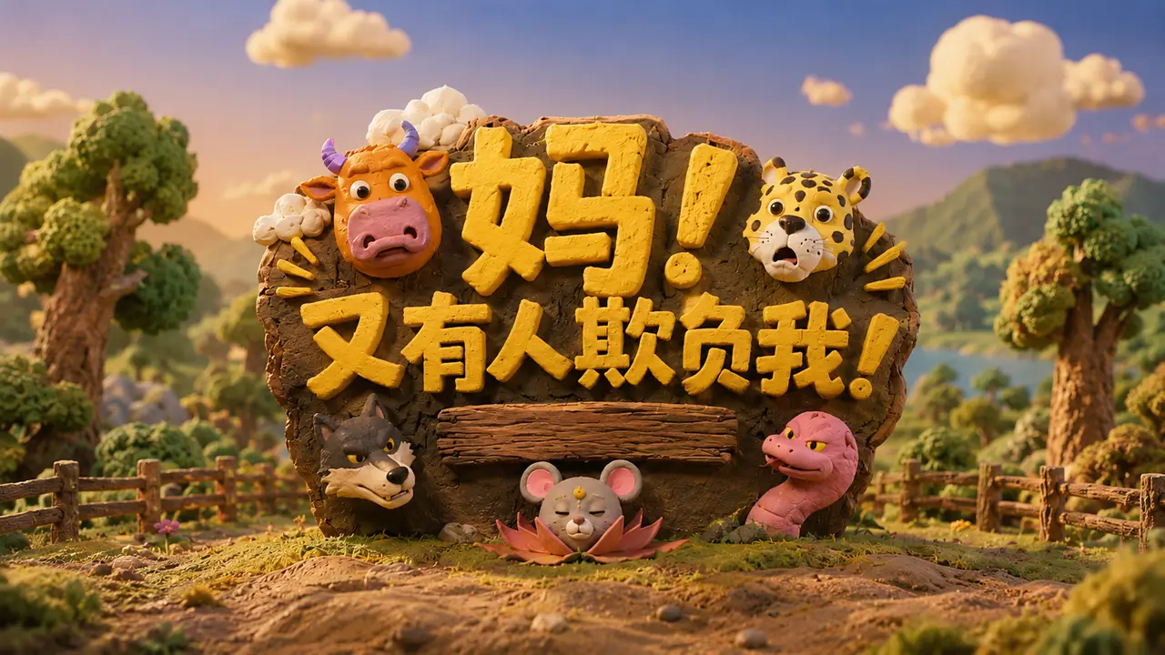 妈!又有人欺负我!