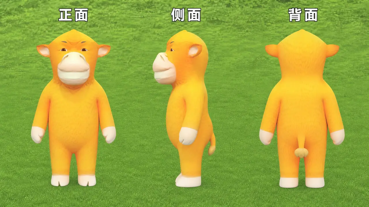 AIZO但是牛来|角色三视图