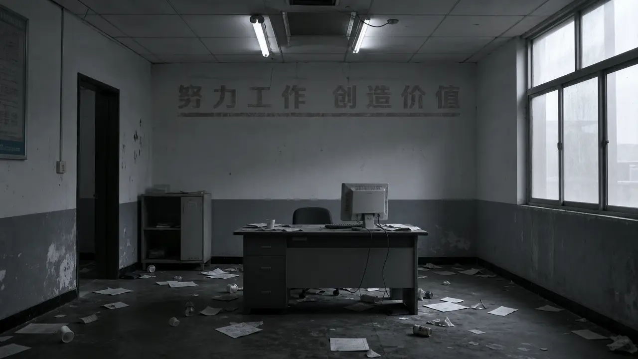 《黑神话:牛来》-AI重制那头牛|B4·破败空办公室场景