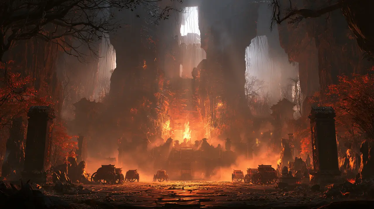 红孩儿「牛来,牛市来」_三昧真火真相公开|场景_火云洞_对峙广场