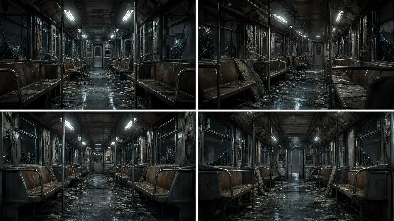 雨夜终点站|车厢内部