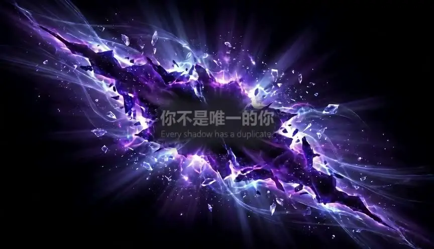 次元洞开，幽影降临！Omen 瞬杀平行镜像敌手💥｜分镜01_黑场异象觉醒双影对峙