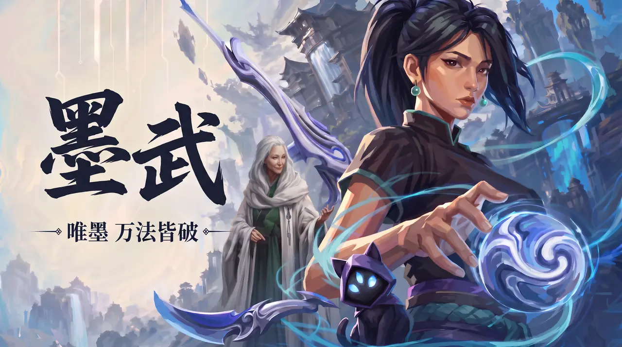 唯墨 万法皆破|无畏契约国风概念皮肤「墨武」