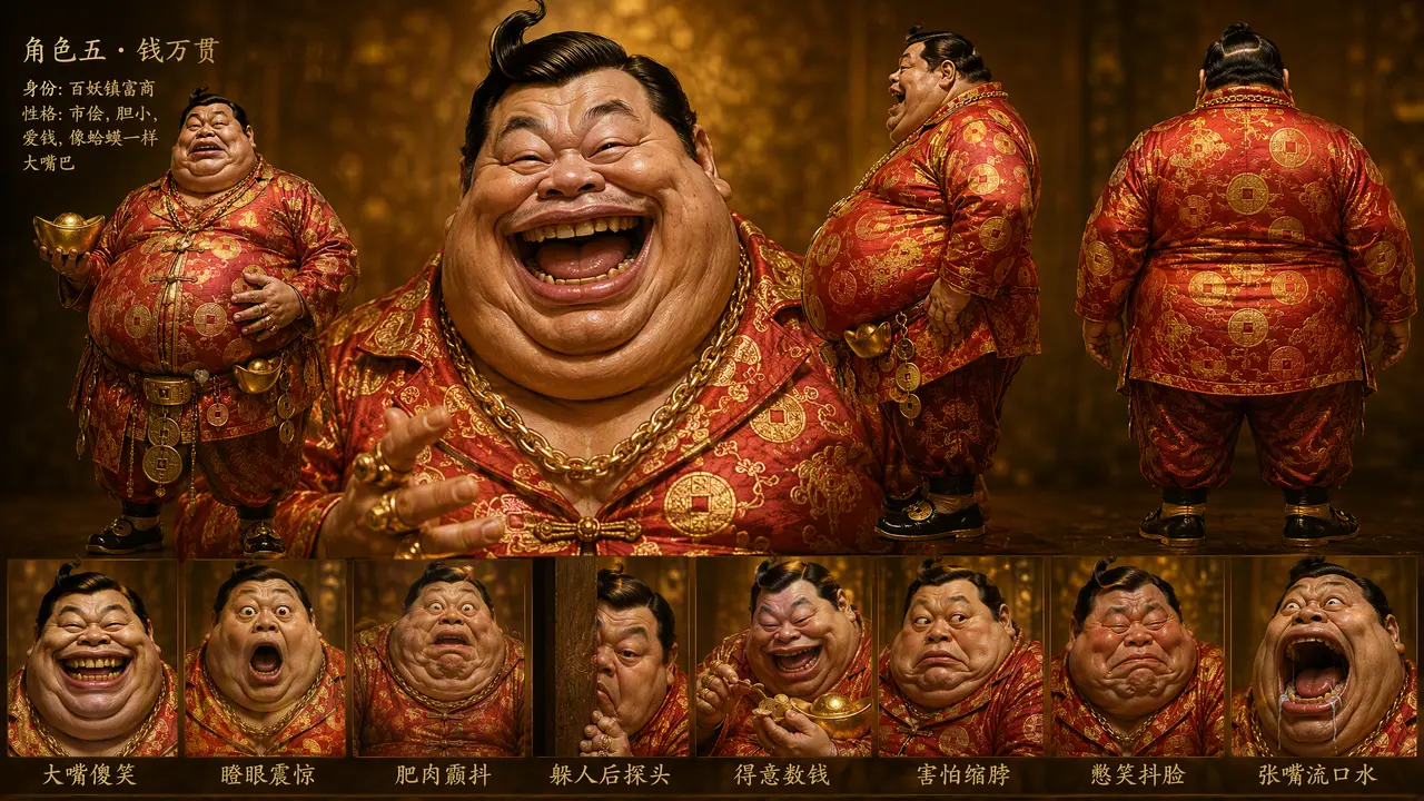 丞相幼女逼疯整个江湖|钱万贯-角色资产