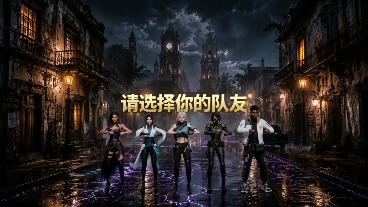 无畏契约，请选择你的队友一起打瓦吧｜视频节点 1