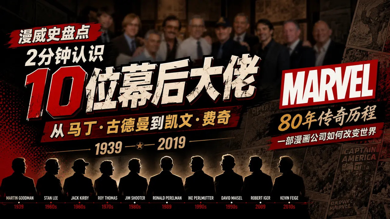 漫威 80 年 10 位幕后大佬