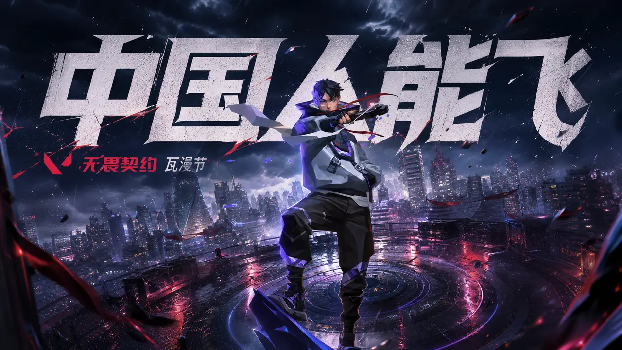 中国人能飞-瓦罗兰特无畏契约玩梗魔性小视频