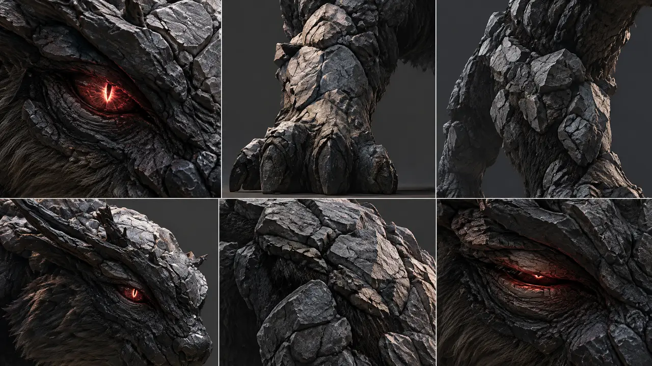 仙家学院|A-CRE-02 巨兽真身局部 生物锚点