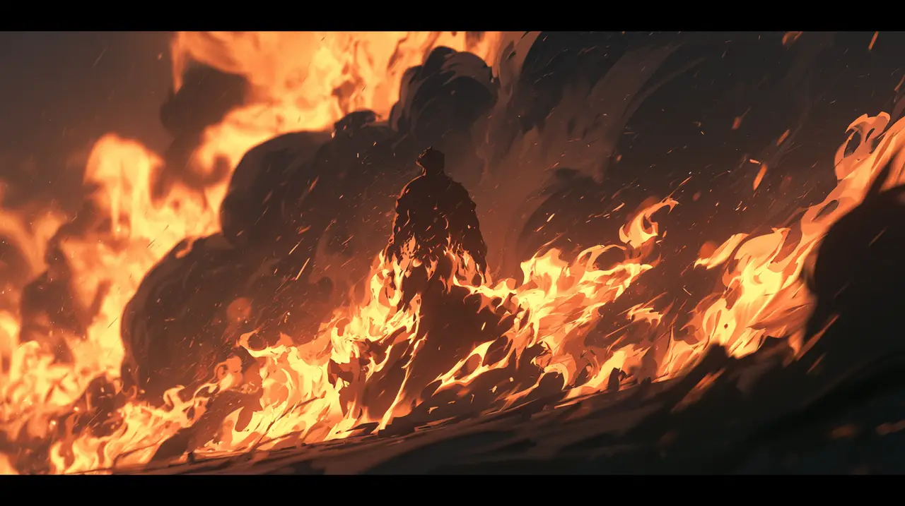 《blazing fire》