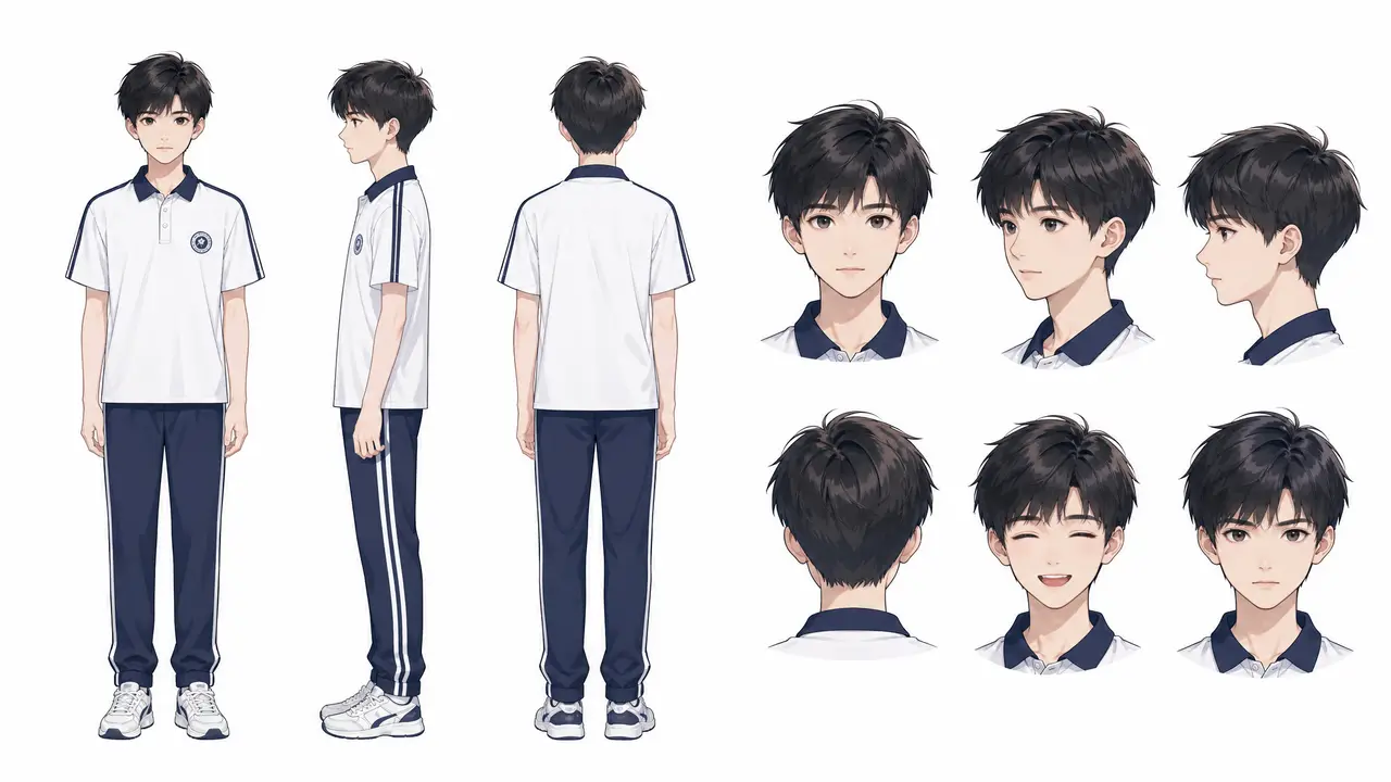 星火长明|14岁清秀男生-角色锚点