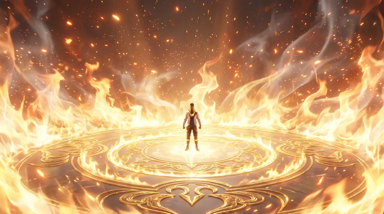 烬火煌阳- Phoenix|A07-构图锚点-大招爆发固定远景